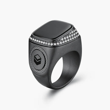 Dhikr Ring premium graphite 20mm