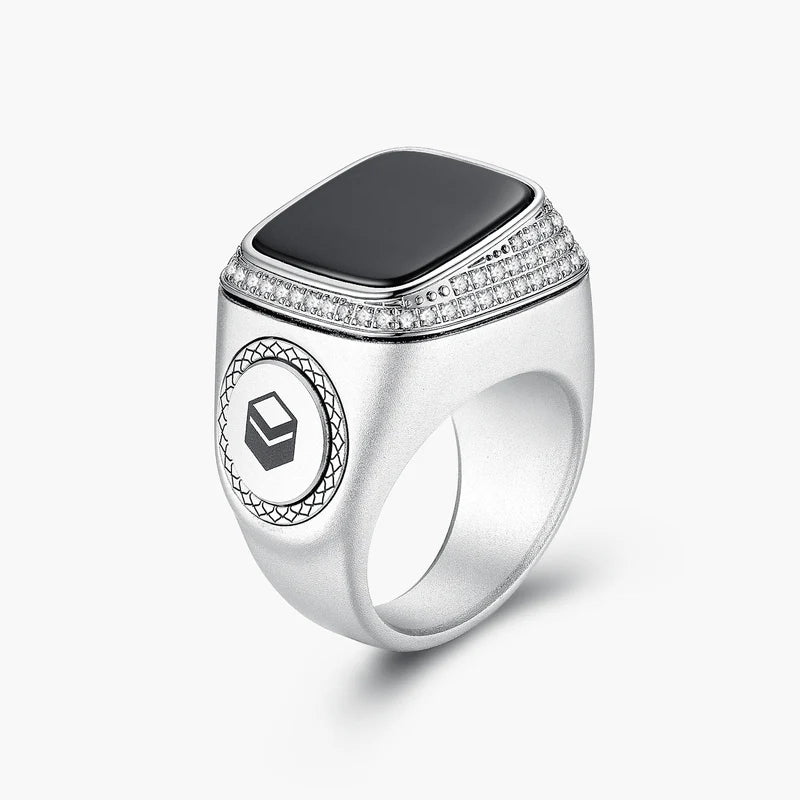 Dhikr Ring premium silver 20mm