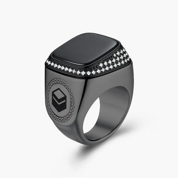 Dhikr Ring premium space gray 22mm